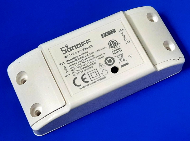 ���� Sonoff BASIC (���������� ����� Wi-Fi � ��������) 10�, 1 �����.
