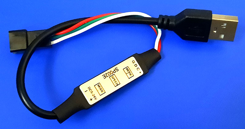 ���������� SP002E USB ��� ����� ������� ����� �� WS2812B. ������ ����������. 3 ������.