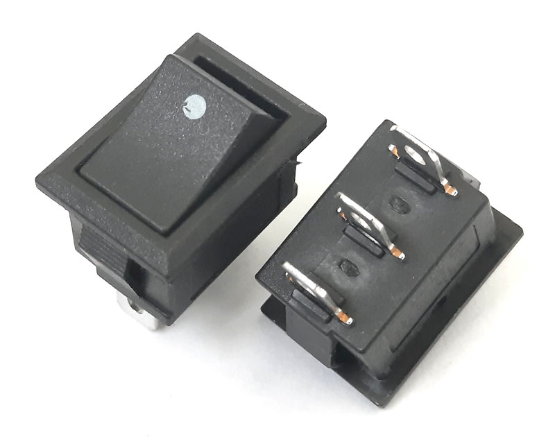 KCD1-102, on-on, ������, 3pin, 6A, 250V.