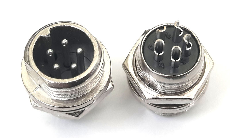 GX12-5B, ������, 5pin.