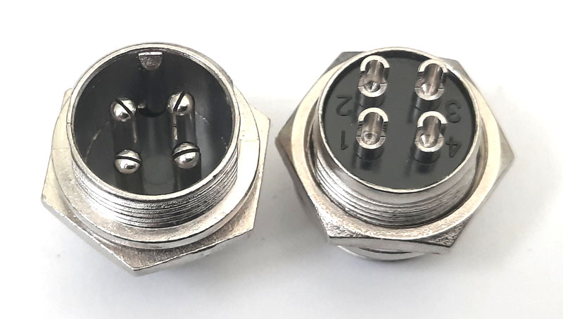GX16-4B, ������, 4pin.