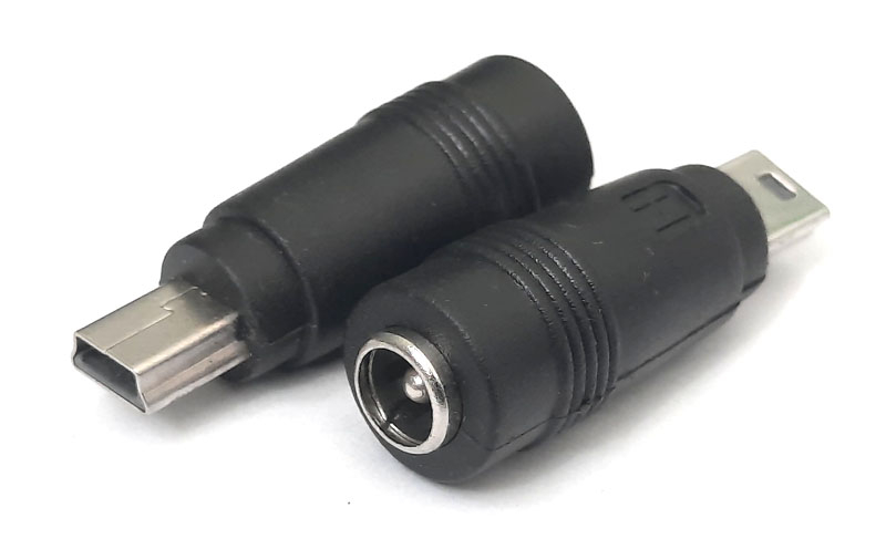 ���������� DC 2.1/5.5 ������ - miniUSB ������.
