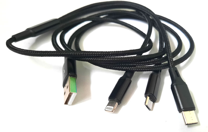 ���� ������ USB - microUSB, TYPE-C, iPHONE, 1.2�.