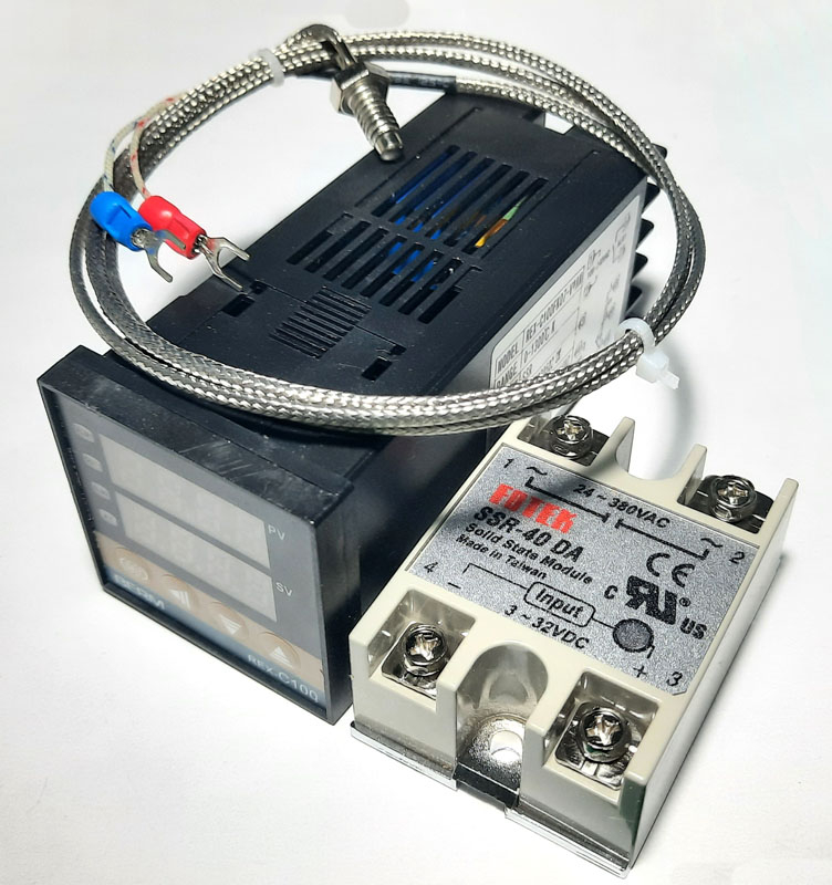 ��������� REX-C100, 220�, 0 - 400�� (��������� �-���� + ������������� ���� BRM-40DA).