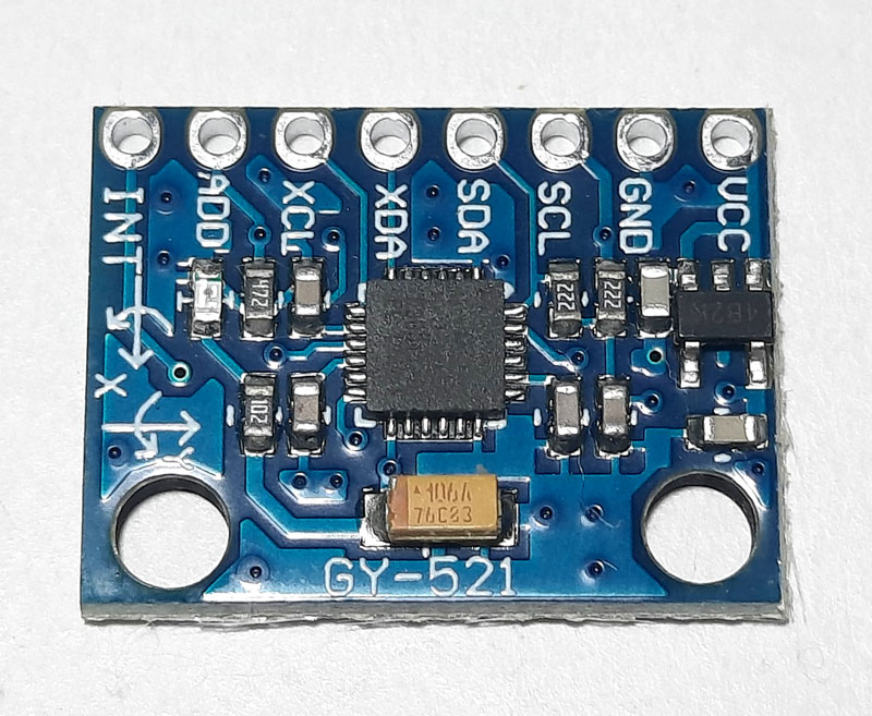 ������ GY-521 3-� ������ ������������ � �������� MPU-6050.