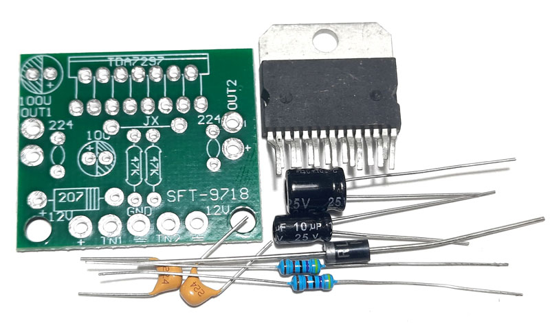 ���������������� ��������� �������� 2�15WT �� TDA7297.