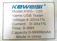 ���������� ���������� �� 9�, ���� �� 3� � ������� ������ �� 99999 ��� ��� ����� USB � ������� � ������� ������..