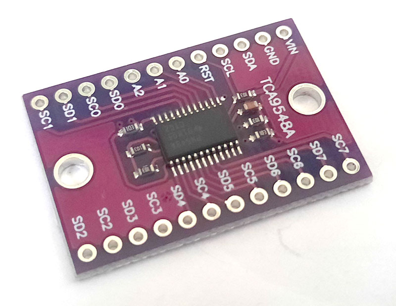 8-��������� ����� ���������� I2C �� TCA9548A.